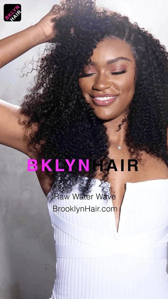 Brooklyn Hair 11A Raw Bohemian Jerry Curl 2 Bundle Deal – Water Wave Style Natural Black 100% Unprocessed Human Hair