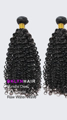Brooklyn Hair 11A Raw Bohemian Jerry Curl 2 Bundle Deal – Water Wave Style Natural Black 100% Unprocessed Human Hair