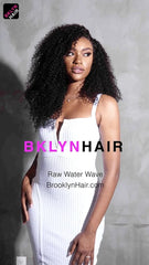 Brooklyn Hair 11A Raw Bohemian Jerry Curl 2 Bundle Deal – Water Wave Style Natural Black 100% Unprocessed Human Hair