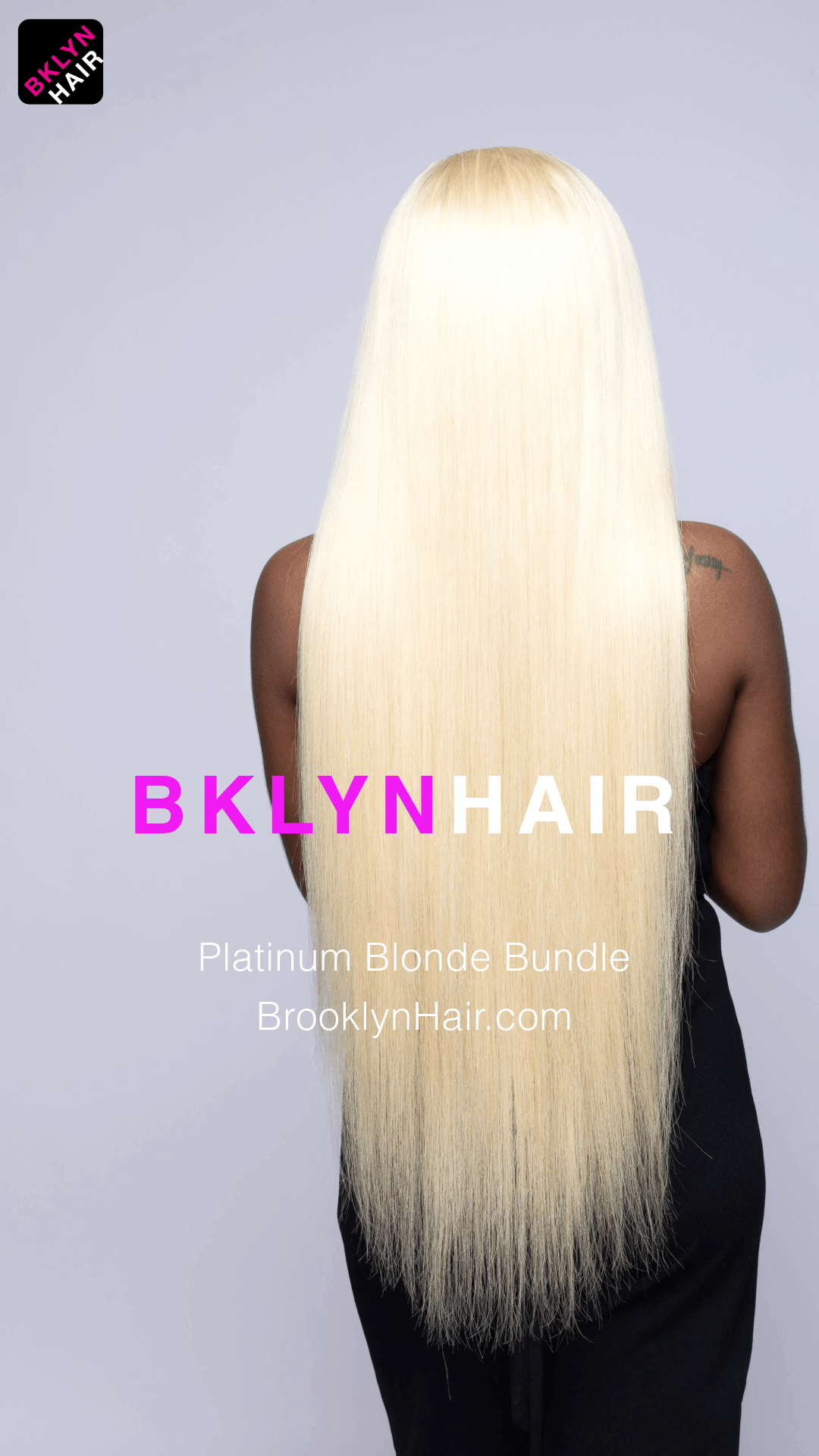 Brooklyn Hair 11A Raw Hair #613 Silky Straight Platinum Blonde Bundles – High-End Glow Series