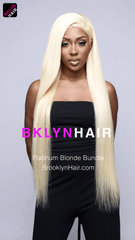 Brooklyn Hair 11A Raw Hair #613 Silky Straight Platinum Blonde Bundles – High-End Glow Series