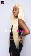 Brooklyn Hair 11A Raw Hair #613 Silky Straight Platinum Blonde Bundles – High-End Glow Series