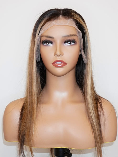 UNice 13x4 Lace Front Glossy Blonde With Silver Highlight Straight Wig  Bratz Doll Vibes Inspired
