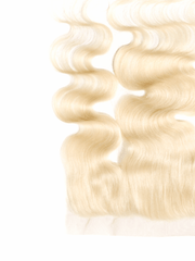 Brooklyn Hair 13x4 HD Lace Frontal – Body Wave Platinum Blonde #613 True Swiss HD 100% Remy Human Hair