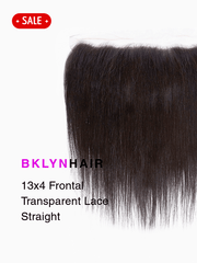 Brooklyn Hair 13x4 Transparent Lace Frontal – Straight 100% Remy Human Hair