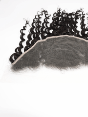 Brooklyn Hair 13x6 HD Lace Frontal – Bohemian Jerry Curl True Swiss HD 100% Remy Human Hair 14" / Water Wave / Swiss HD Lace