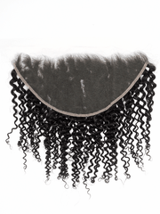 Brooklyn Hair 13x6 HD Lace Frontal – Bohemian Jerry Curl True Swiss HD 100% Remy Human Hair 14" / Water Wave / Swiss HD Lace