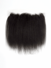 Brooklyn Hair 13x6 HD Lace Frontal – Kinky Straight True Swiss HD 100% Remy Human Hair 14" / Kinky Straight / Swiss HD Lace