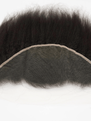 Brooklyn Hair 13x6 HD Lace Frontal – Kinky Straight True Swiss HD 100% Remy Human Hair 14" / Kinky Straight / Swiss HD Lace