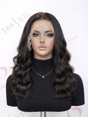 13x6 Lace Front Wig Loose Body Wave Human Hair 16-18"