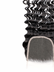 Brooklyn Hair 4x4 HD Lace Closure – Caribbean Deep Curl True Swiss HD 100% Remy Human Hair