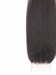 Brooklyn Hair 4x4 HD Lace Closure – Kinky Straight True Swiss HD 100% Remy Human Hair 14" / Natural Black / Swiss HD