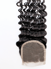 Brooklyn Hair 4x4 Transparent Lace Closure – Caribbean Deep Curl 100% Virgin Human Hair