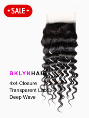 Brooklyn Hair 4x4 Transparent Lace Closure – Caribbean Deep Curl 100% Virgin Human Hair