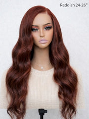 Reddish Brown Loose Body Wave 5x5 HD Lace Glueless Wig 14-16"
