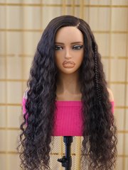 Black Friday Sale! Deep Wave 5x5 Swiss HD Lace Glueless Wig Invisible Knots