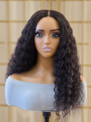 Black Friday Sale! Deep Wave 5x5 Swiss HD Lace Glueless Wig Invisible Knots