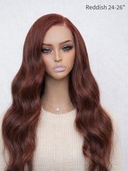 Reddish Brown & Espresso Glueless Wig 5x5 HD Lace Loose Body Wave