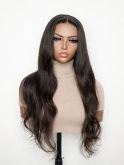 Loose Body Wave Wig 5x5 Swiss HD Lace Glueless Fit