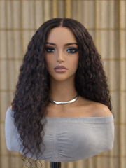 Deep Wave Glueless Wig 5x5 Swiss HD Lace Pre-Cut & Pre-Plucked Invisible Knots