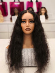 True Scalp Finish! Loose Wave Glueless Wig 5x5 HD Lace Invisible Knots Pre-Bleached Knots