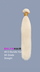 Brooklyn Hair 9A #613 Silky Straight Platinum Blonde Bundles – High Shine Blonde Series