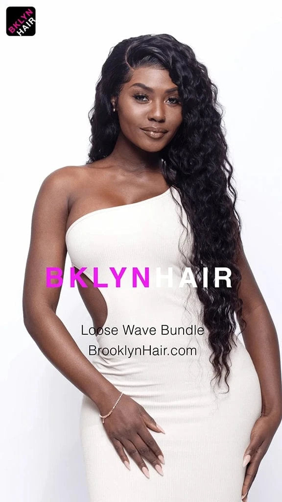 Brooklyn Hair 9A Brazilian Loose Wave Human Hair Bundles – 100% Virgin Remy Weft Extensions