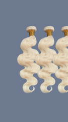 Icy Platinum #613 Body Wave 3-Bundle Deal - Color Ready Base