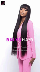 Brooklyn Hair 9A Remy Silky Straight 2 Bundle Deal – 100% Virgin Human Hair Double Pack Weft Extensions