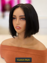 Black Edition Blunt Cut Bob 10-12" Glueless Wig 5x5 HD Lace