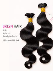 Premium 100% Human Braiding Hair Bulk - Body Wave