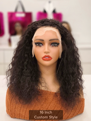 Water-Inspired Deep Wave 13x4 HD Lace Front Wig 180% Density