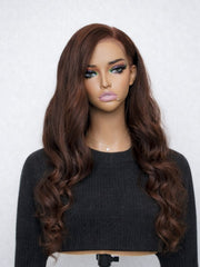 Loose Body Wave Glueless Wig 5x5 HD Lace Invisible Knots 180% Density
