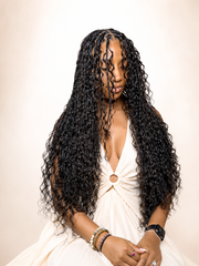 Premium 100% Human Braiding Hair Bulk - Peruvian Deep Twist