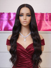 Loose Body Wave Glueless Wig 5x5 HD Lace Invisible Knots 180% Density