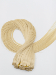 Brooklyn Hair Clip-In Hair Extensions Platinum Blonde Straight