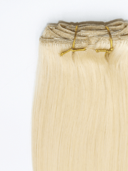 Brooklyn Hair Clip-In Hair Extensions Platinum Blonde Straight