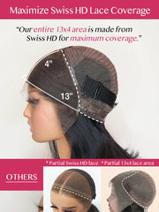 Brooklyn Hair Ginger Straight Bob Wig 13x4 HD Lace Frontal 12" Cajun Spice 180% Density Bob Short / Ginger/Copper / 13x4 HD Lace Frontal