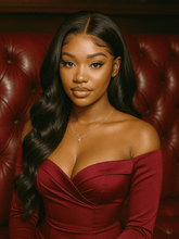 Brooklyn Hair Loose Body Wave Glueless Wig Invisible Small Knots 5x5 Swiss HD Pre-Cut Lace 180% Density