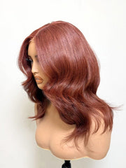 Brooklyn Hair Reddish Brown Loose Body Wave 5x5 HD Lace Glueless Wig 14-16"