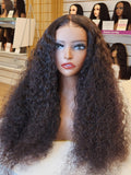 Brooklyn Hair Tiny Knots 6x6 Swiss HD Pre Cut Lace Glueless Pre Bleached Knots Wig Deep Wave