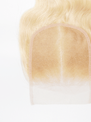 Brooklyn Hair True 5x5 Swiss HD Lace Closure Platinum Blonde Body Wave