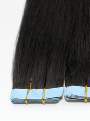 Brooklyn Hair Ultra Seamless Virgin Straight Tape-In Extensions 100% Human Hair