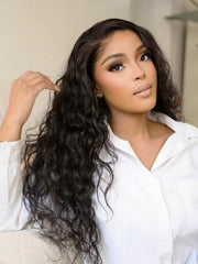 Brooklyn Hair Water Wave Style 13x4 HD Lace Front Deep Wave Wig 180% Density