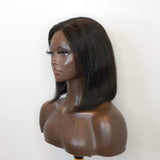 Brooklyn Hair 4x4 Lace Closure Wig / Straight Bob Short Style 10-12" / Natural Black