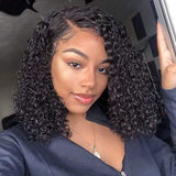 Brooklyn Hair 7A Deep Wave / 2 Bundles with 13x4 Lace Frontal Look