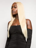 Brooklyn Hair 9A Platinum Blonde #613 Straight Bundle