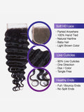 Brooklyn Hair [First Weekend Sale] 9A Brazilian Loose Wave 4x4 Lace Closure