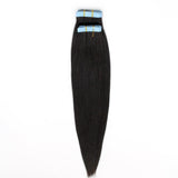 Brooklyn Hair Virgin Straight Tape In Hair Extensions 22" / Natural Black