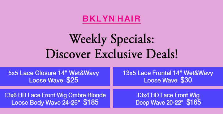 🌟 Weekly Specials: Discover Exclusive Deals!